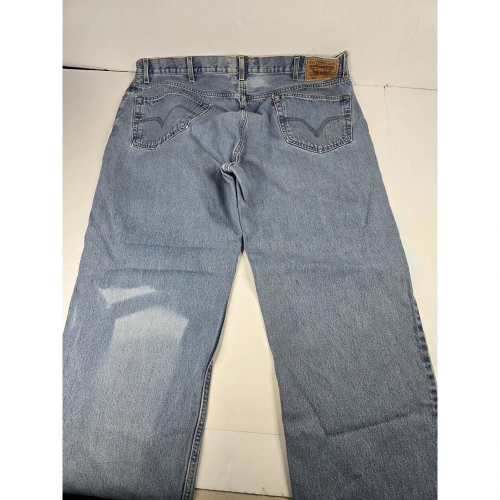 Levis 550 Jeans Men 42x32 Denim Relaxed‎ Fit Straight Leg Cowboy Western Ranch